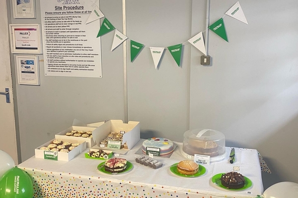 Macmillan cancer coffee morning at our HQ.